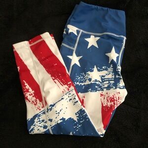 CVG American Flag medium capris